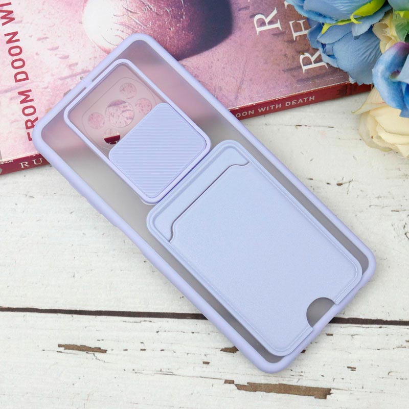 قاب PC مات محافظ لنزدار کشویی جاکارتی دار Xiaomi Poco X3