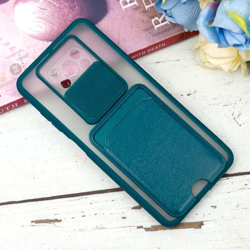 قاب PC مات محافظ لنزدار کشویی جاکارتی دار Xiaomi Poco X3