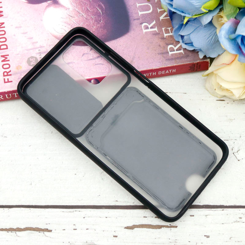 قاب PC مات محافظ لنزدار کشویی جاکارتی دار Xiaomi Redmi 9T