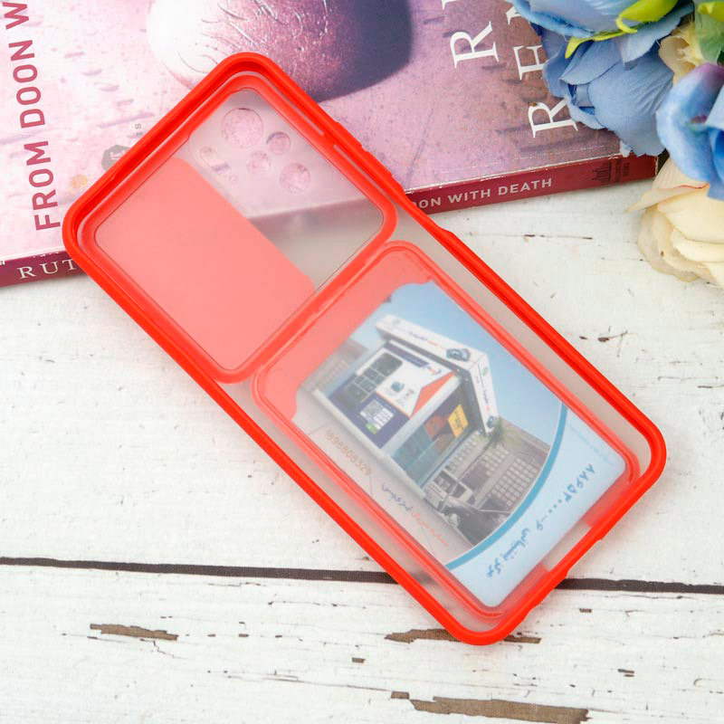 قاب PC مات محافظ لنزدار کشویی جاکارتی دار Xiaomi Redmi Note 10