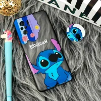قاب PC مات فانتزی محافظ لنز دار + پاپ سوکت طرح استیچ Xiaomi Redmi Note 10
