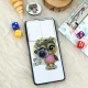 قاب طرحدار محافظ لنز دار کشویی + پاپ سوکت طرح جغد شیائومی Redmi Note 10 Pro
