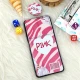 قاب طرحدار محافظ لنز دار کشویی + پاپ سوکت طرح Pink شیائومی Redmi Note 10 Pro