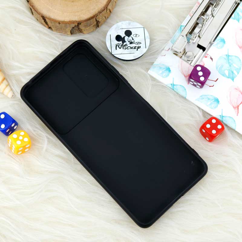 قاب طرحدار محافظ لنز دار کشویی + پاپ سوکت طرح میکی موس شیائومی Redmi Note 10 Pro