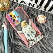 قاب PC شیائومی Redmi Note 10 Pro طرح دامبو پشت مات سوکت دار محافظ لنزدار