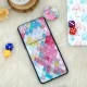 قاب طرحدار محافظ لنز دار کشویی + پاپ سوکت طرح رنگین کمان شیائومی Redmi Note 10 Pro