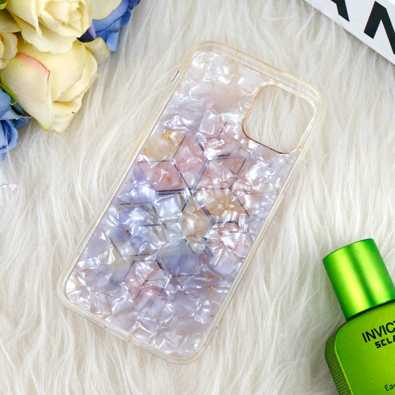 قاب طرحدار ماربل طلاکوب آیفون iPhone 11 Pro