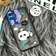 قاب PC آیفون iPhone 12 Pro طرح پاندا پشت مات پاپ سوکت دار محافظ لنزدار