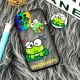 قاب PC آیفون iPhone 12 Pro طرح قورباغه پشت مات پاپ سوکت دار محافظ لنزدار