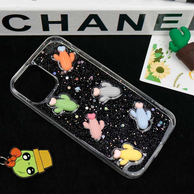 قاب فانتزی اپوکسی طرح کاکتوس iPhone 12 / 12 Pro