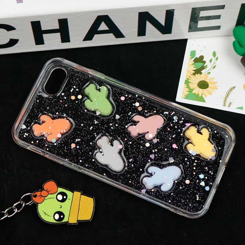 قاب فانتزی اپوکسی طرح کاکتوس iPhone 7/8