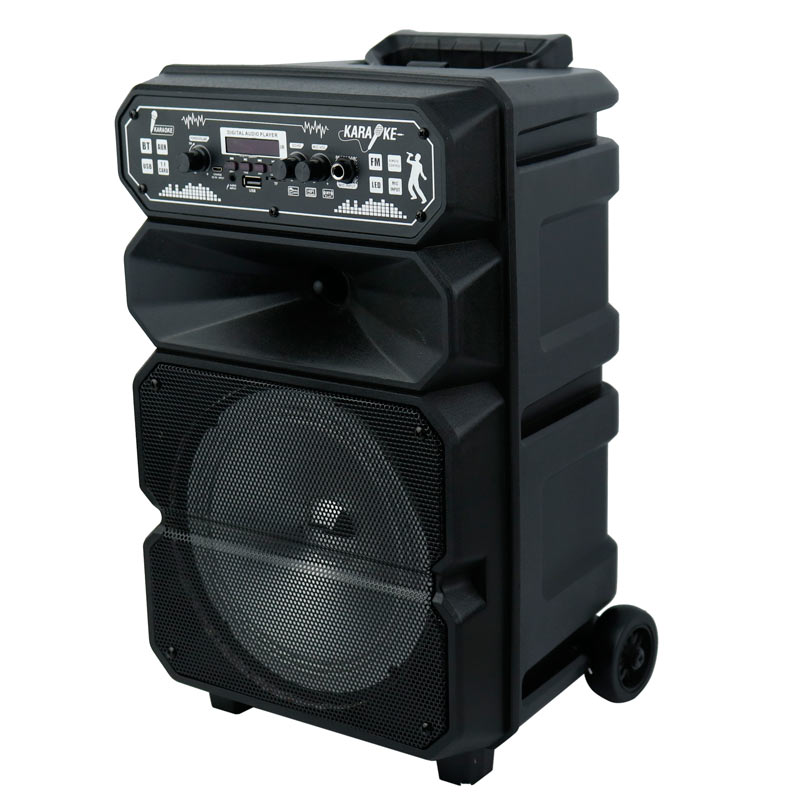 اسپیکر چمدانی بلوتوثی رم و فلش خور DS-1814 Plus + میکروفون و ریموت کنترل