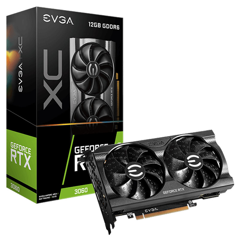 کارت گرافیک EVGA GeForce RTX3060 XC 12G GDDR6 192Bit