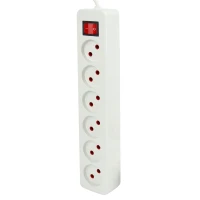 چند راهی 6 خانه برق الکترو فاز Electro Faz با کابل 4 متری