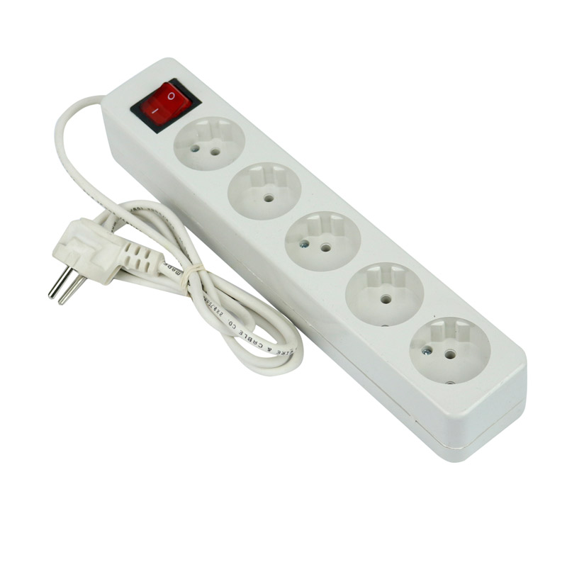 چند راهی 5 خانه برق کشیده الکترو فاز Electro Faz با کابل 1٫5 متری