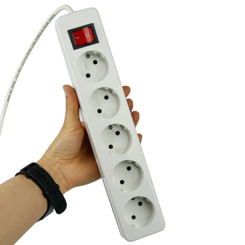 چند راهی 5 خانه برق کشیده الکترو فاز Electro Faz با کابل 1٫5 متری