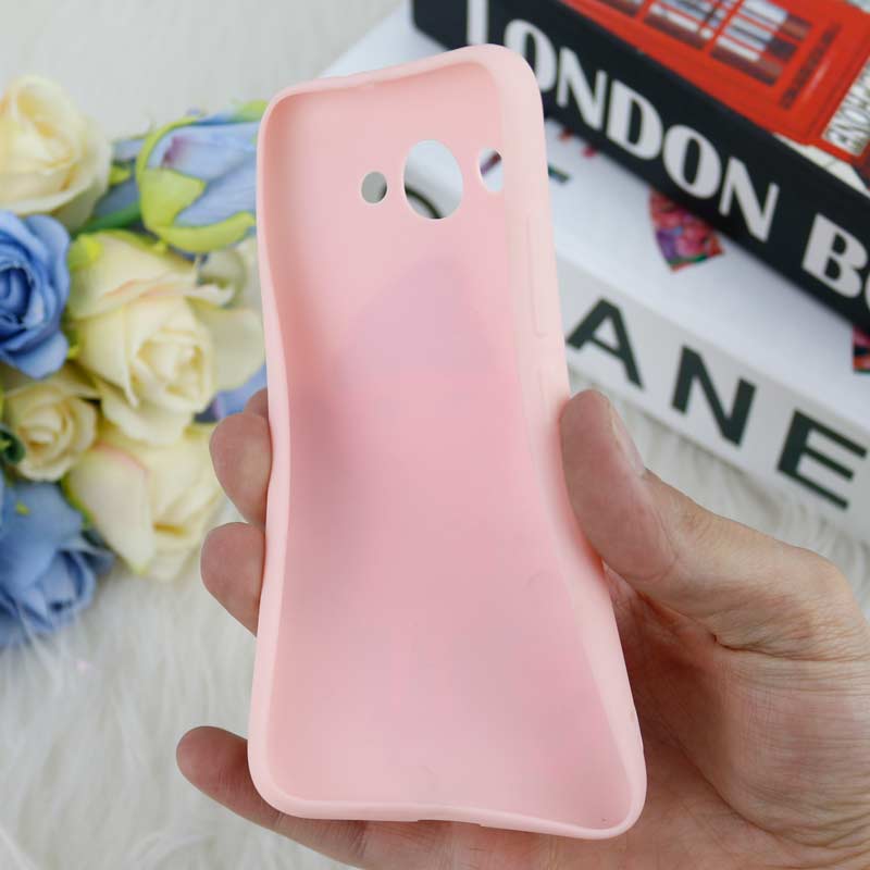 قاب نگین دار صورتی Huawei Y3 2017