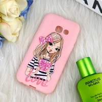 قاب نگین دار صورتی Samsung Galaxy A3 2017