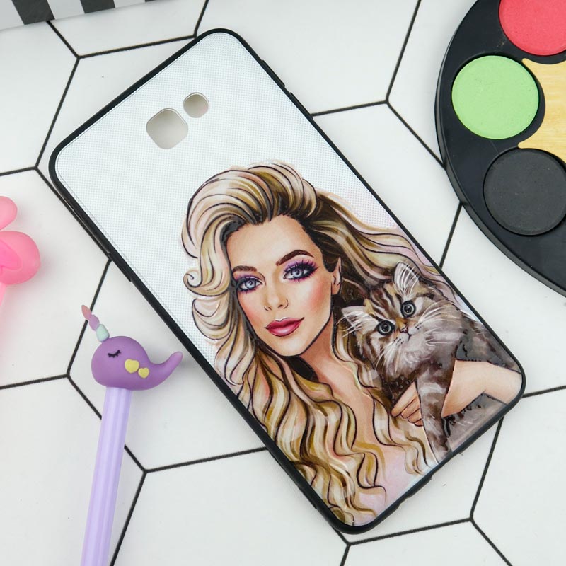 قاب فانتزی برجسته دخترانه سامسونگ J7 Prime سری 1