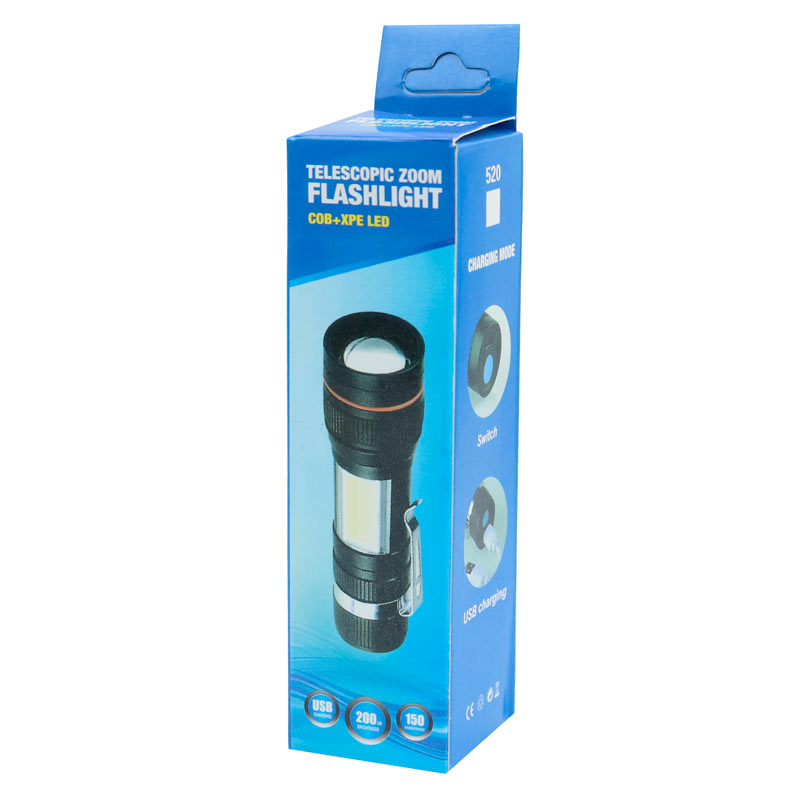 چراغ قوه پلیسی Flashlight CoB+XPE LED