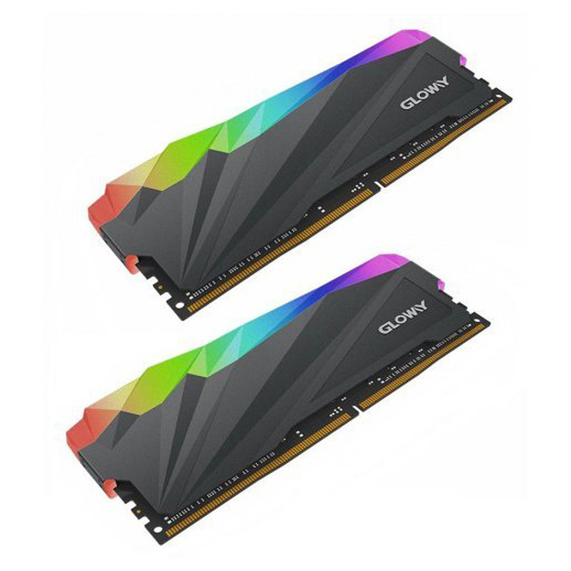 رم کامپیوتر Gloway Sparkle RGB DDR4 16GB 3200MHz CL16 Dual
