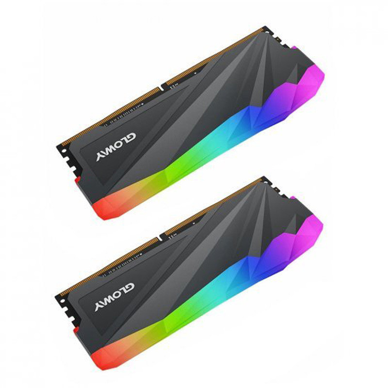 رم کامپیوتر Gloway Sparkle RGB DDR4 16GB 3200MHz CL16 Dual