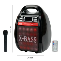اسپیکر چمدانی بلوتوثی رم و فلش خور Golon RX-810BT + میکروفون و ریموت کنترل