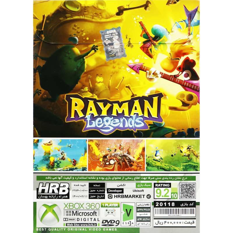 بازی Rayman Legends HRB مناسب برای XBOX 360