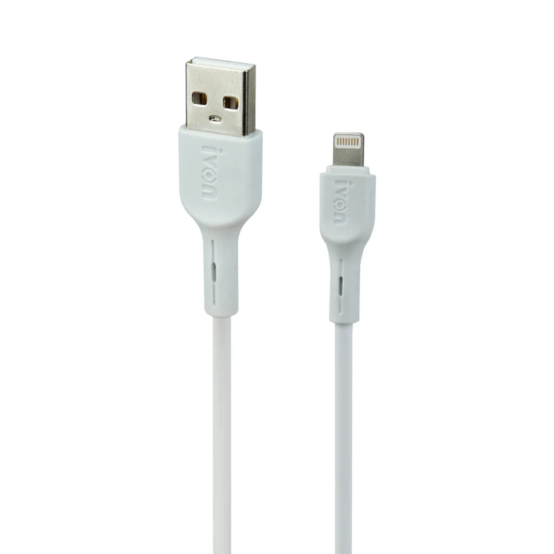 کابل آیفونی فست شارژ Ivon CA78 2.4A 1m