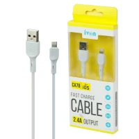 کابل آیفونی فست شارژ Ivon CA78 2.4A 1m