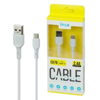 کابل فست شارژ Ivon CA78 2.4A Type-C 1m