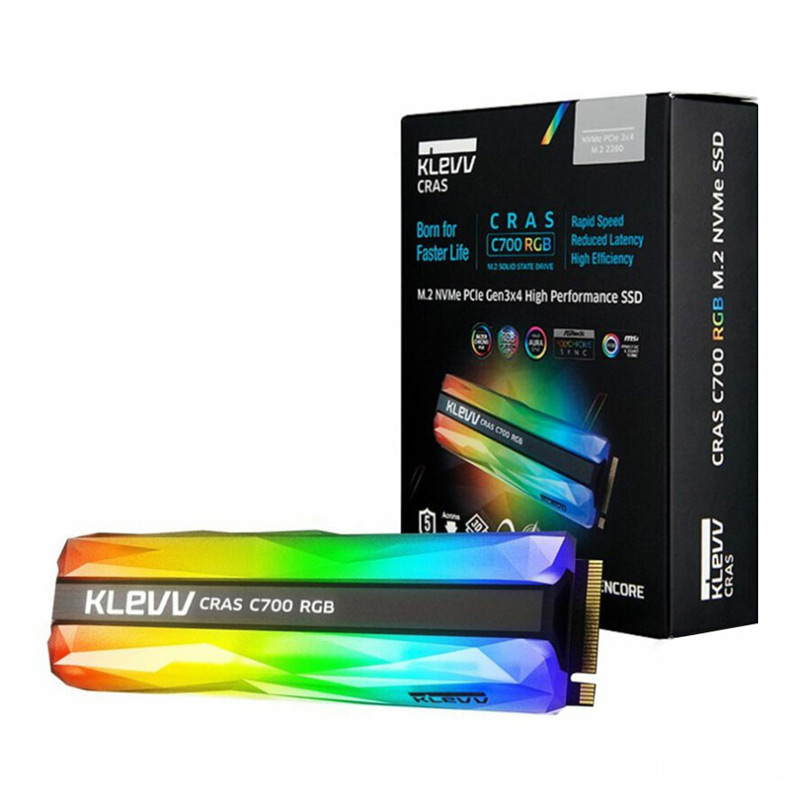 حافظه SSD کلو KLEVV CRAS C700 RGB 480GB M.2