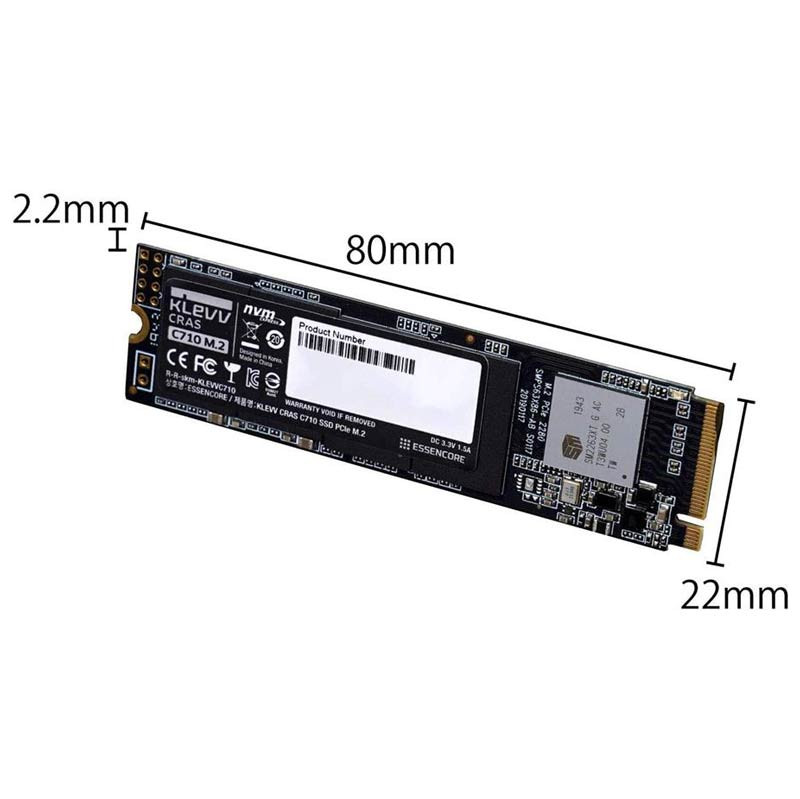 حافظه SSD کلو KLEVV CRAS C710 256GB M.2