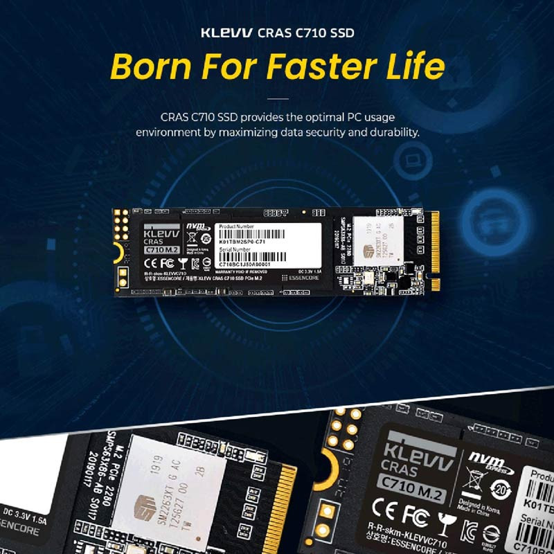 حافظه SSD کلو KLEVV CRAS C710 256GB M.2