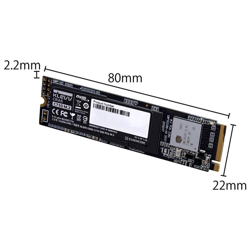 حافظه SSD کلو KLEVV CRAS C710 512GB M.2