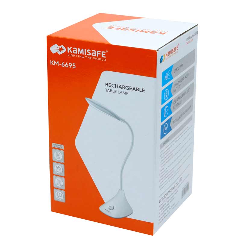 چراغ مطالعه شارژی کامی سیف Kamisafe KM-6695