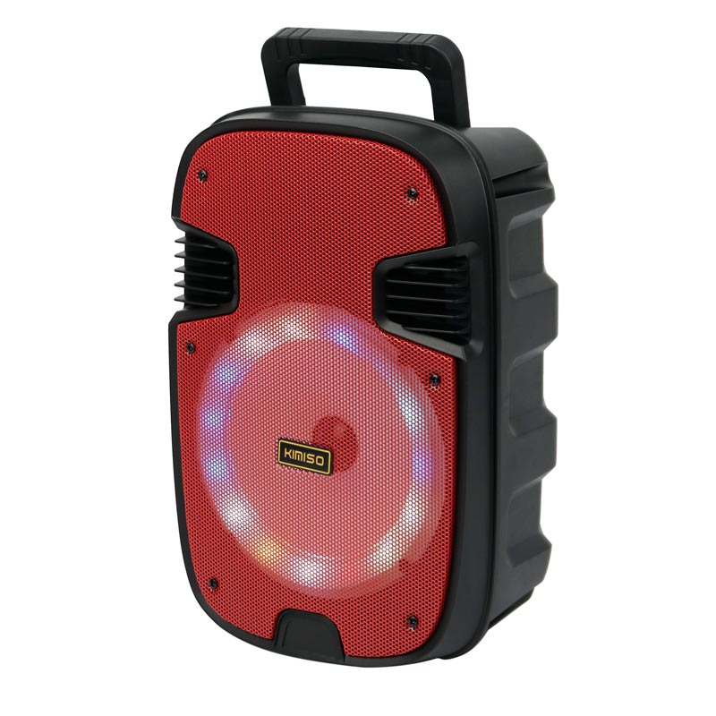اسپیکر چمدانی بلوتوثی رم و فلش خور Kimiso KMS-3186 + میکروفون