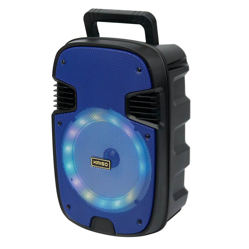 اسپیکر چمدانی بلوتوثی رم و فلش خور Kimiso KMS-3186 + میکروفون