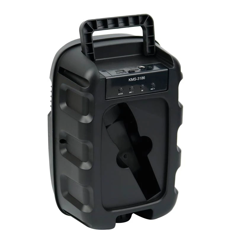 اسپیکر چمدانی بلوتوثی رم و فلش خور Kimiso KMS-3186 + میکروفون