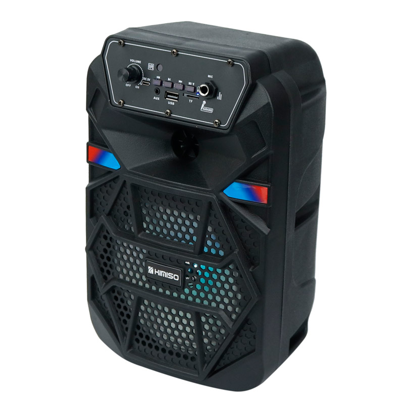 اسپیکر چمدانی بلوتوثی رم و فلش خور Kimiso QS-2603 + میکروفون و ریموت کنترل