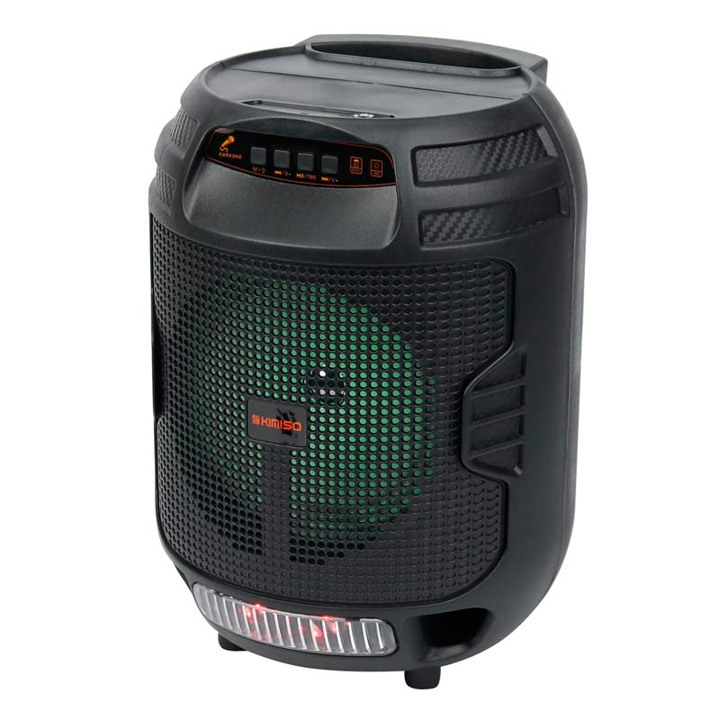 اسپیکر چمدانی بلوتوثی رم و فلش خور Kimiso QS-3609 + میکروفون و ریموت کنترل
