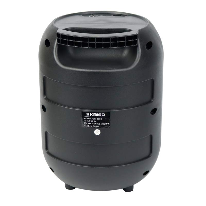 اسپیکر چمدانی بلوتوثی رم و فلش خور Kimiso QS-3609 + میکروفون و ریموت کنترل
