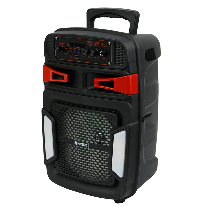 اسپیکر چمدانی بلوتوثی رم و فلش خور Kimiso QS-4802 + میکروفون و ریموت کنترل