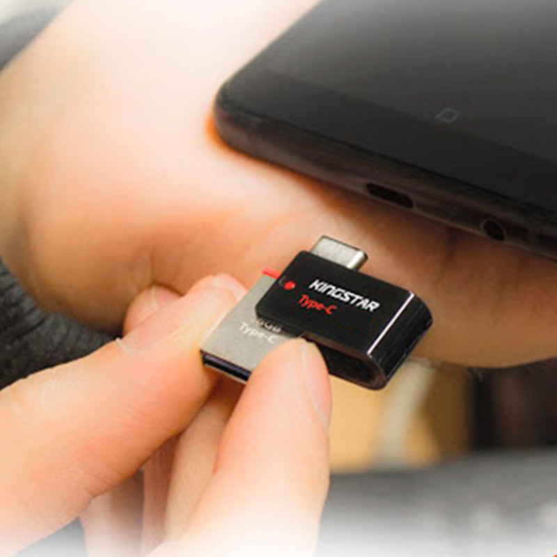 فلش 64 گیگ کینگ استار KingStar Dual-C C40 OTG Type-C USB3.2