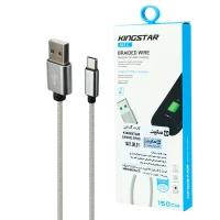 کابل تایپ سی فست شارژ Kingstar K17C 2.4A 1.5m