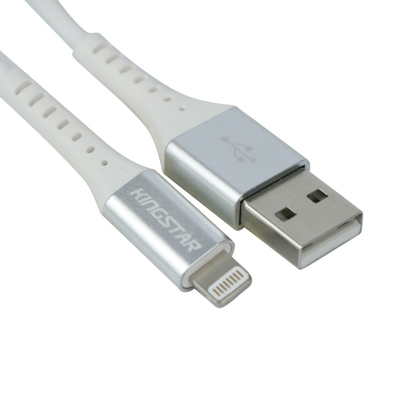 کابل کوتاه آیفونی KingStar K63i 2.1A 25cm