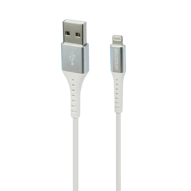 کابل کوتاه آیفونی KingStar K63i 2.1A 25cm
