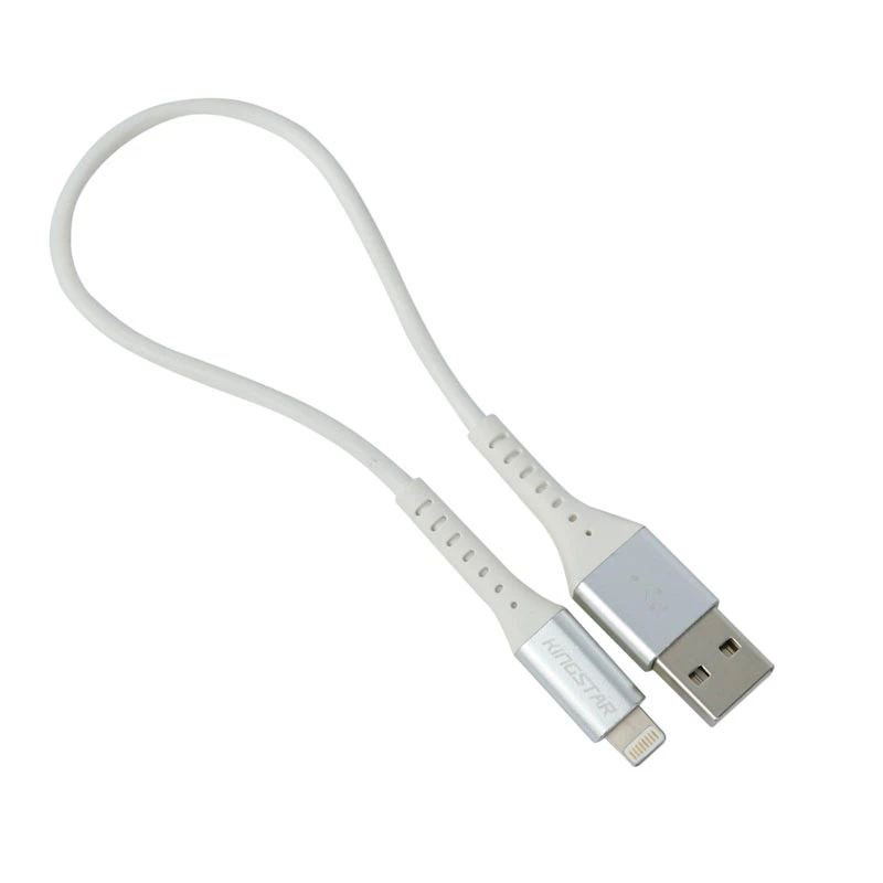 کابل کوتاه آیفونی KingStar K63i 2.1A 25cm