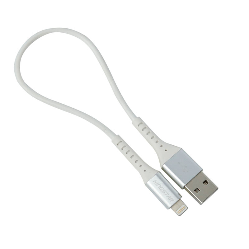 کابل کوتاه آیفونی KingStar K63i 2.1A 25cm