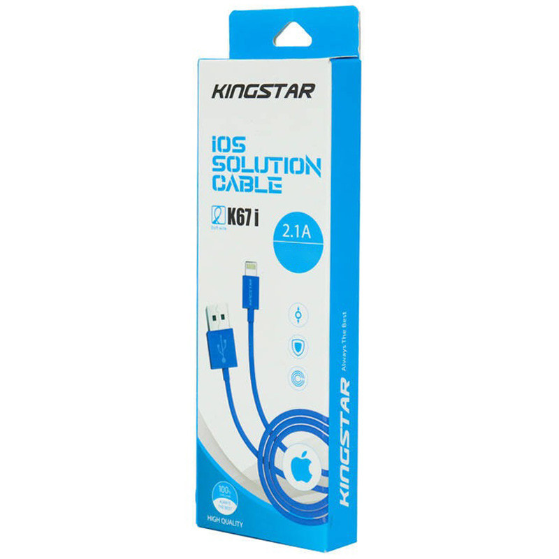 کابل آیفونی KingStar K67i 2.1A 1.1m